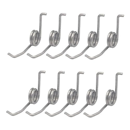 Fishing Rod Drop Wheel Spring Repair Tool Accessory Modified Tool Multi Use Bail Spring Tiny al Spring Spare Parts for Daiwa - color: 10 Pieces 304