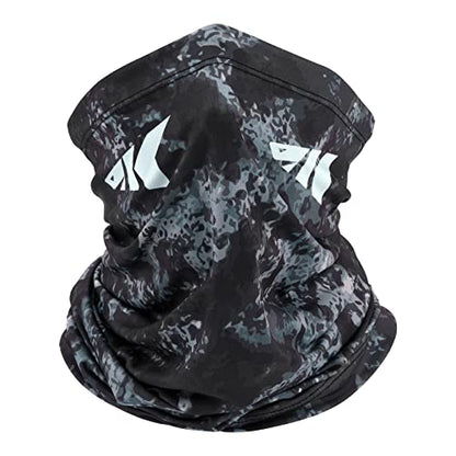 KastKing Sol Armis Neck Gaiter - UPF 50 Face Mask - UV Sun Protection Mask for Men & Women, Fishing, Hiking - color: B: Boulder Camo Obsidian, size: One Size