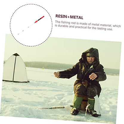 Balacoo 1pc Ice Fishing Rod Ice Fishing Pole Shrimp Fishing Pole Lure Fishing Pole Outdoor Fishing Rod Resin
