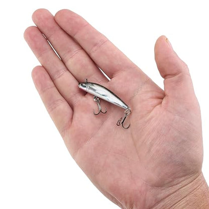 Berkley Finisher Fishing Hard Bait - color: Black Silver, size: 1 3/4 in - 3/16 oz