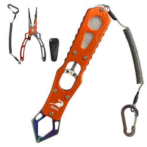 Pristis Multi-Function Fishing Tools Kit, UTA II Fishing Pliers & Metal Fish Lip Gripper, A Neat Option for Angler