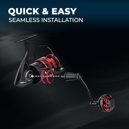 GOMEXUS Power Handle for Penn Fierce III IV/Battle III HS Spinning Reel Replacement Crank 【Please Note The First Picture & Please do not Adapt to Other reels to Avoid Damage to The Reel】 - style: For Fierce 5000-6000 Thread