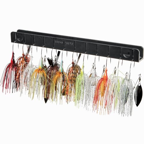 T-H Marine Cooks Go-To Tackle Storage System - Fishing Lure Holder and Organizer Provides Easy Access to Your Bait - Can Be Configured to Fit Any Boat or Dock - Black