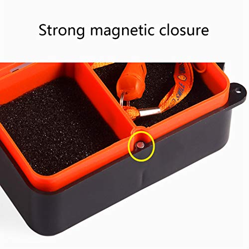 Storage Box, Breathable Fishing Live Baits Container Holder Box Worms Lures Storage Organizer-Small