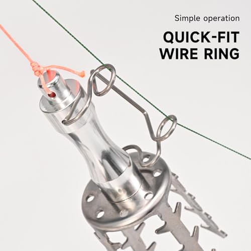 Fishing Bait Saver, Stainless Steel Fishing Lure Retriever, Quick Hook Removal Tool, Suitable for Bass, Trout, Panfish