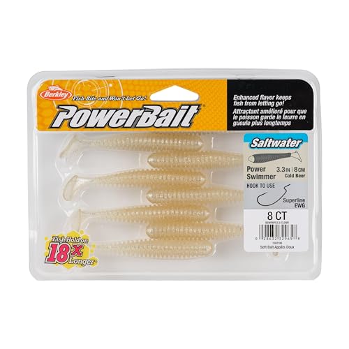 Berkley Berkley PowerBait Saltwater Power Swimmer - color: Cold Beer, size: 3 1/3"