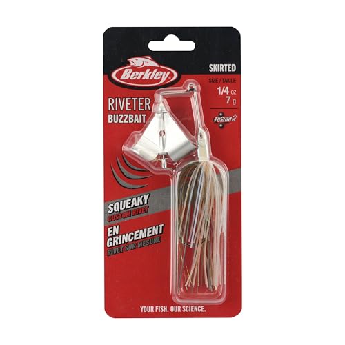 Berkley Skirted Riveter Fishing Buzzbaits - color: Herring, size: 1/4 oz