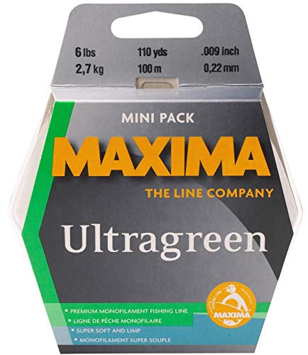 Maxima Fishing Line Mini Pack - style: Ultragreen, 25-pound, 110-yard