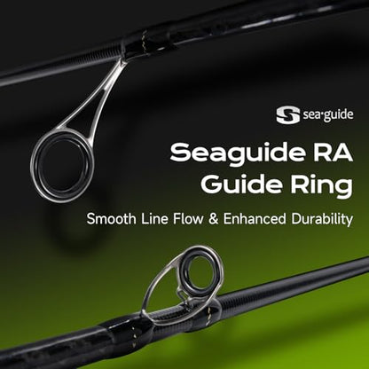 HANDING M1 BFS Rod Ultralight & Light Rod 2-Piece Trout Fishing Rod | Spinning & Casting Rod for Trout Panfish Crappie Perch and Other Light-Tackle Species in Creeks Rivers Lakes and Ponds - size: 7' - Light - Fast