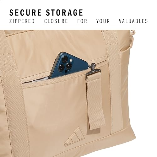 adidas All Me Tote - color: Warm Sandstone Beige