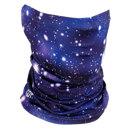 UPF 50+ Fishing Neck Gaiter - UV Face Mask Sun Protection for Men Women | Moisture-Wicking, Quick-Drying, Built-in SPF, UVA/UVB Blocking, Hunting Camo Design, Versatile Headwear - color: Galaxy