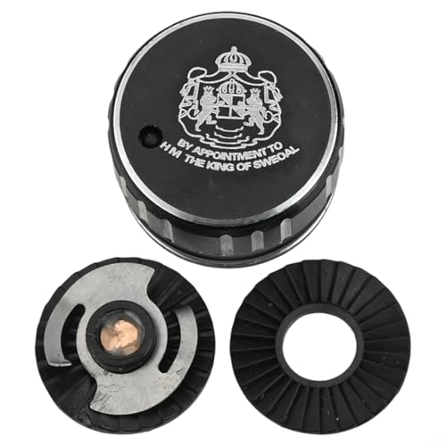 Upgrade Spool Mechanical Brake Knob For Abu Garcia 3 3.5 4 P5 Baitcasting Reels, Aluminum Alloy, Fishing Reel Replacement Parts(black silver) - color: black silver