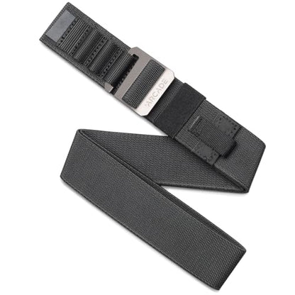Arcade Belts Hardware Alu Utility Belt - Low-Profile Aluminum Buckle, Heavy Duty Work Belt, Stretch Webbing, Anti-Slip - color: Black, size: Regular | M/L – Fits up to 40”
