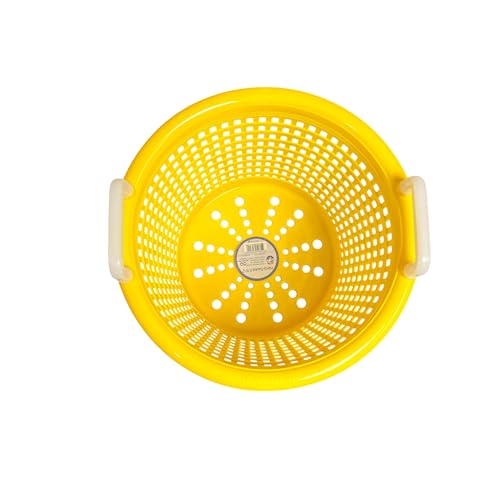 LEE FISHER SPORTS Heavy Basket Yellow - for Fishing, all Purpose Basket-Yellow, heavy duty, hold up 40 lbs, can take hot and cold condition, used by commercial fishermen for decades.