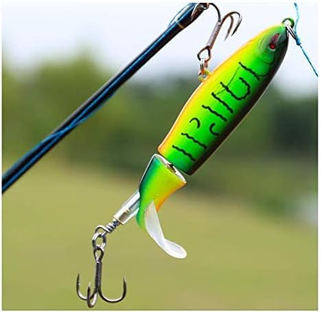 Fishing Lures Set Plopper Bass Lures with Floating Rotating Tail Artificial Hard Bait Swimbaits Slow Sinking Hard Lure Fishing Tackle Kits - color: Style C(10PC)
