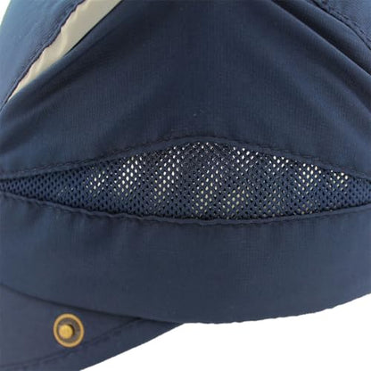 Connectyle Men's Sun Hat with Detachable Neck Flap Adjustable Outdoor UPF 50+ Baseball Sun Cap for Fishing Hiking Golfing - color: Navy Blue