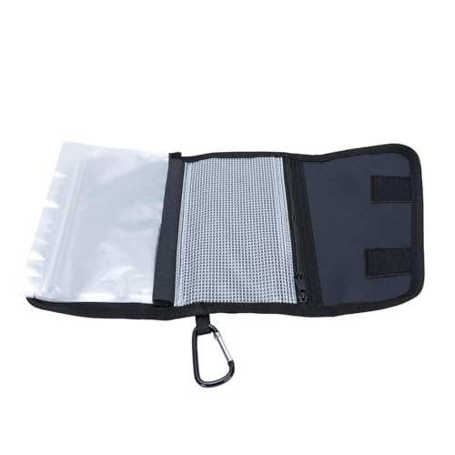 RiToEasysports Fishing Lure Storage Bag, with 6 Detachable Lure Bags, Rainproof Tackle Wallet for Soft Baits, Lures, Rigs, Jigs (Green) - color: Green