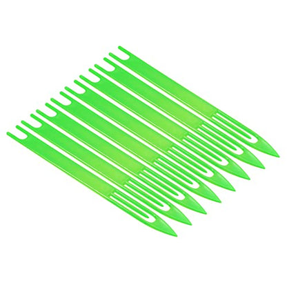 PATIKIL Netting Needle Shuttles, Pack Plastic Fishing Net Repair Line Kit Mending Tools - color: Green, size: 215x17x4.3mm