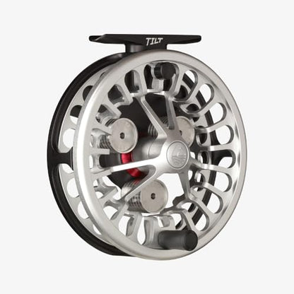 Redington Tilt Euro Nymph Reel - 2-5 Fly Reel for Euro Nymph Fishing - Large Arbor Design - Smooth Drag - Removable Weights for Perfect Balance on Any Fly Rod - 100yds/20lb Capacity - color: Silver/Black