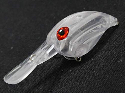 Blank Unpainted Minnow Crankbait Topwater Lipless Jerkbait Fishing Lures - color: UPC770P10