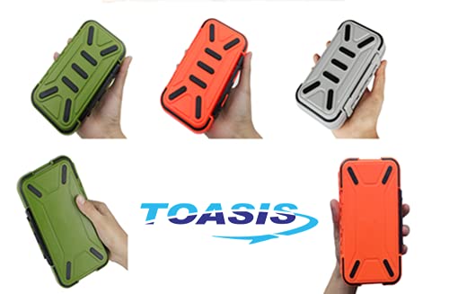 Toasis Fishing Tackle Accessory Box Small Fishing Hooks Weights Sinkers Swivel Storage Container (Grey) - color: Grey