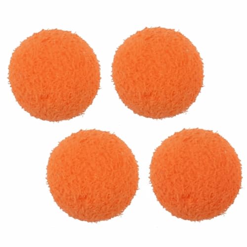 30PCS/Box Carp Fishing Foam Soft Pellets Baits – Floating Boilies Ball Lure for Hair Rigs & Feeder, Freshwater & Saltwater Carp Fishing - color: Orabnge 10mm