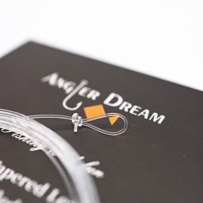 8 Pack Welded Tapered Leader Fly Fishing Leader with Loop 9ft 0/1/2/3/4/5/6/7X Nylon Fly Leader … - color: Fly Leader & strong loop, size: 3x