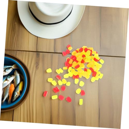 Balacoo 150pcs Soft Corn Bait Lures Made of Silicone for Carp and Multiple Fish Species, Simulation Floating Artificial Corn Shape with Repeated Use and Convenient Design for Freshwater