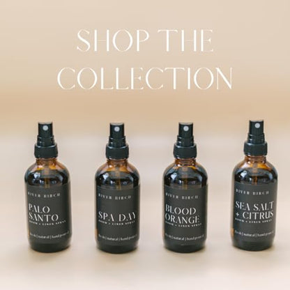 River Birch Fraser Fir Scented Linen and Room Spray | Home Fragrance | 4 oz Glass Amber Bottle | Luxury Signature Scent | Handmade in Texas - color: Fraser Fir