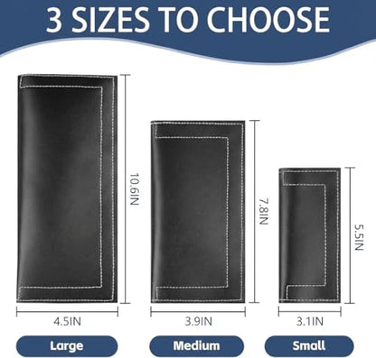 Fishing Lure Covers, 6 Pack Fishing Lure Wraps, PVC Leather Fishing Hook Covers Guard Bait Storage Protector Glove to Keep Fishermen Fishing Safe - size: L, 4.5 * 10.6IN for 6.5-9in Lures