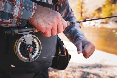 LAMSON | Liquid S-Series Fly Fishing Reel 3 Pack | All-Water | 1 Reel & 2 Bonus Spools + Carrying Case | Large Arbor, Powerful Sealed Drag, Pressure Cast Aluminum - color: DAYBREAK, size: -5+