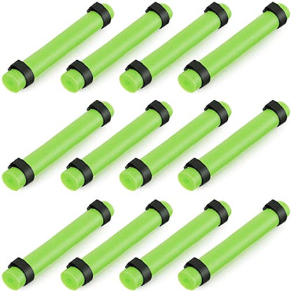 12 Pieces Fishing Rod Floats Fishing Pole Floats Kayak Gear with 24 Hook and Loop Straps for Boats Accessories