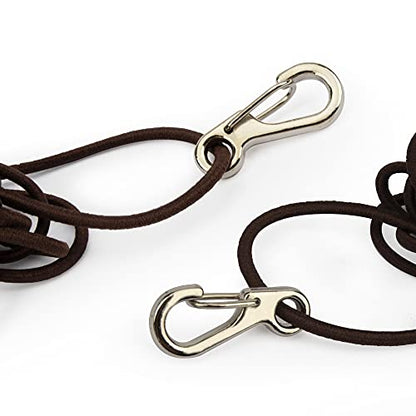 SWATOM Small Mini Carabiner Clip Tiny Spring Snap Hook Keychains Micro Carabiners for Paracord EDC Alloy Key Rings Outdoor Hiking Fishing Camping Backpack Accessories