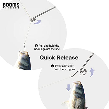 Booms Fishing R08 Fishing Hook Remover Tools Saltwater Dehooker Shark Hook Remover 10 inches - color: Blue