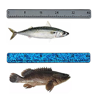 KXKZREN Foam Fish Ruler with Strong Self Adhesive Backing 32" 40" Waterproof Fishing Measuring Tool for Fishing Boats, Bass Boat, Kayak - color: Jungle