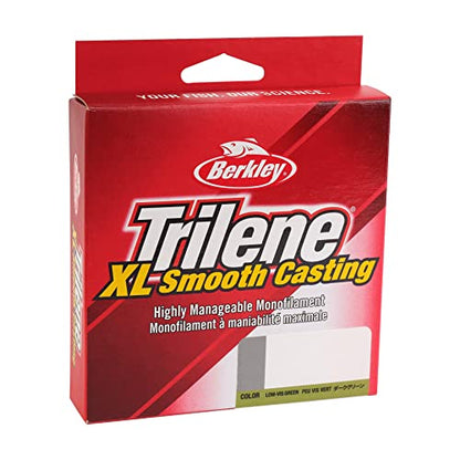 Berkley Trilene XL Monofilament Fishing Line - color: Low-Vis Green, size: 300yd, style: 6lb Test