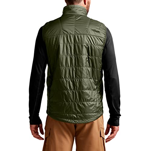 SITKA Kelvin Aerolite Vest - Lightweight Insulated Hunting Vest for Men - color: Dusty Olive, size: Large