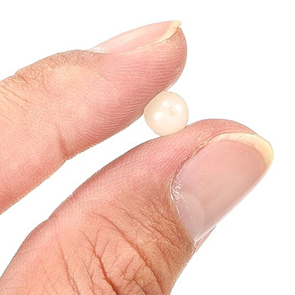 M METERXITY Glow Fishing Beads - Plastic Luminous Round Bait Egg Lure Rigs Apply to Outdoor Tackle Tool - color: White, size: 7mm