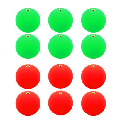 PATIKIL Fishing Bobber, Slip Foam Floats Buoy Rig Stoppers for Crappie Trout Bass Fishing - color: Red,Green, size: 0.9 Inch