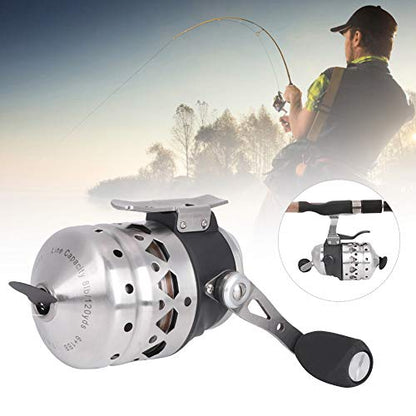 Fishing Reel with Hand Brake, Fishing Winding Displacement Line Reel for Fish Wheel Accessory