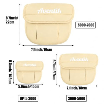 Aventik Neoprene Spinning Reel Cover Bag Pouch Fishing Reel Protective Case Reel Sleeve Glove Fits 200 500 1000 2000 3000 4000 5000 6000 Series Spinning Reels (2 PACK, M(3000-6000)) - style: 2 Pack, M(3000-6000)