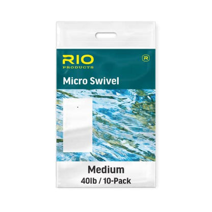 RIO PRODUCTS Micro Swivel, Fly Line Accessory, Reduce Line Twist, 10 Pack - size: Large