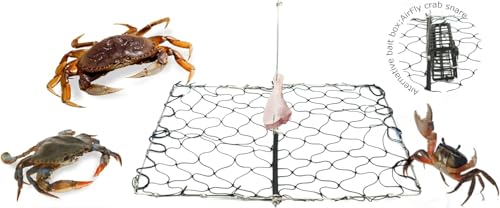 AirFly Crabbing & Fishing Kit – Foldable Crab Trap + 32” Measuring Board