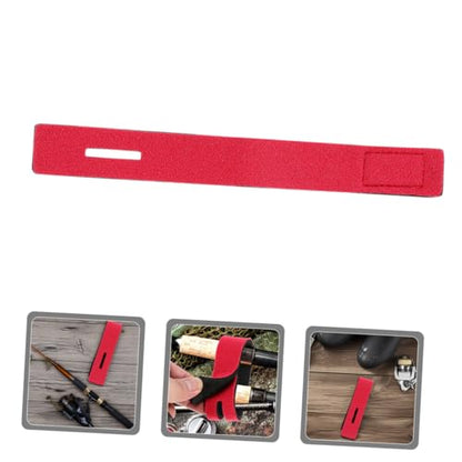 Happyyami Fishing Rod Grip Strap Non-Slip Sweat-Absorbent Adjustable Fishing Pole Bands for Kayak and Boat for Anglers