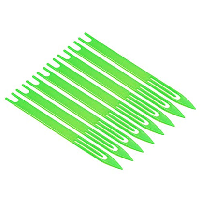 PATIKIL Netting Needle Shuttles, Pack Plastic Fishing Net Repair Line Kit Mending Tools - color: Green, size: 180x14x4mm