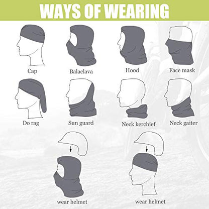 Balaclava Face Mask Adjustable Windproof UV Protection Hood - color: Rose
