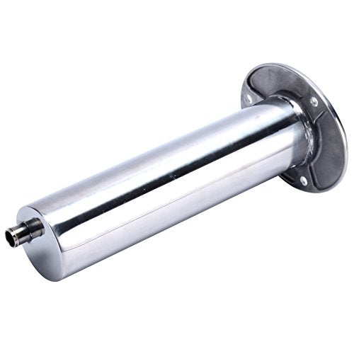 (Set of 2) Amarine-Made Heavy Duty Stainless Steel 316 Deluxe Rod Holders with Drain, Flush Mount Fishing Rod Pole Holders, 90 Degree