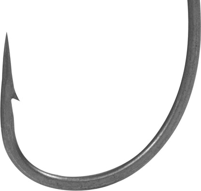 BKK Offset Worm WG-HD Bass Hooks | 25% Stronger HCS Wire | Z-Bend Design | Epoxy Sealed Eye | Super Slide Coating | Cold Forged Shank | Weedless Fishing - size: 5/0