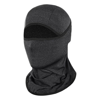 Achiou Ski Mask Balaclava Shiesty, Cooling Ice Silk Motorcycle Face Cover | Ski Mask for Men/Women,Breathable Face Mask,Thin Summer Balaclava,Versatile Use for Skiing Moto,UV Protection,Helmet Friendly - color: Hemp Black