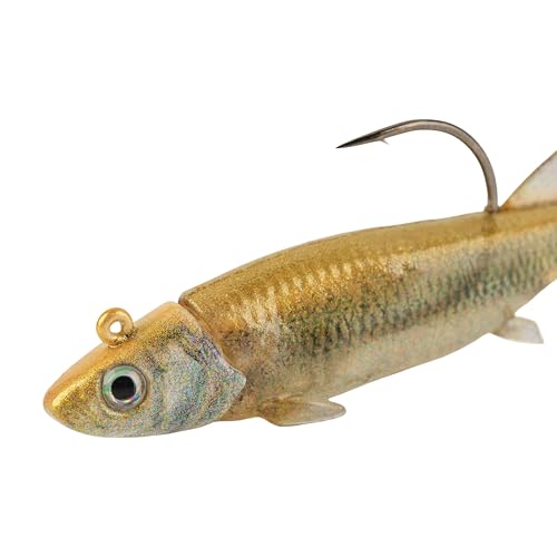 Berkley PowerBait Minnotator Fishing Soft Bait - color: Gold Shad, size: 3.5 in - 3/8 oz